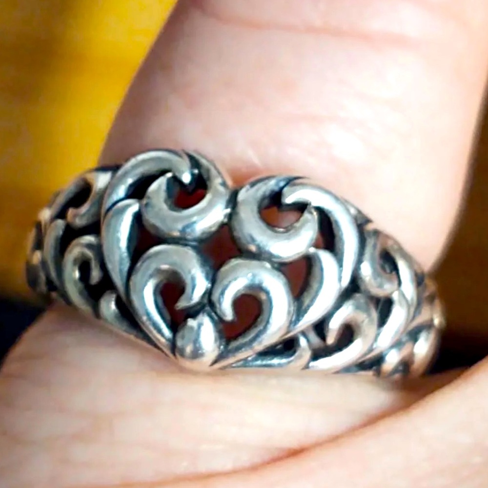Designer Heavy Sterling Silver Ring